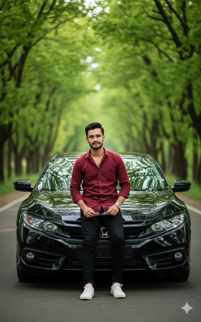 AI image Prompt for Google Gemini Boys Realistic Car Ai Photo 2026