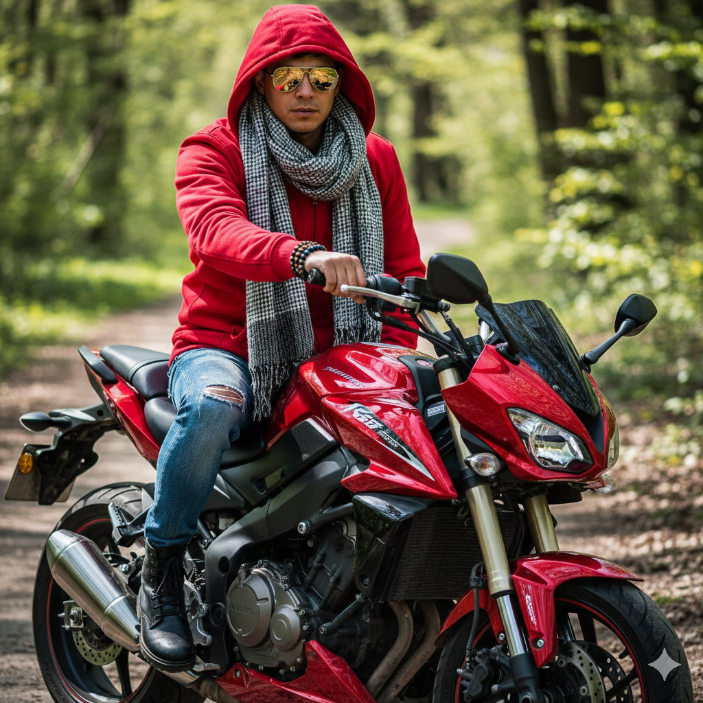 Stylish Bike Ai Image