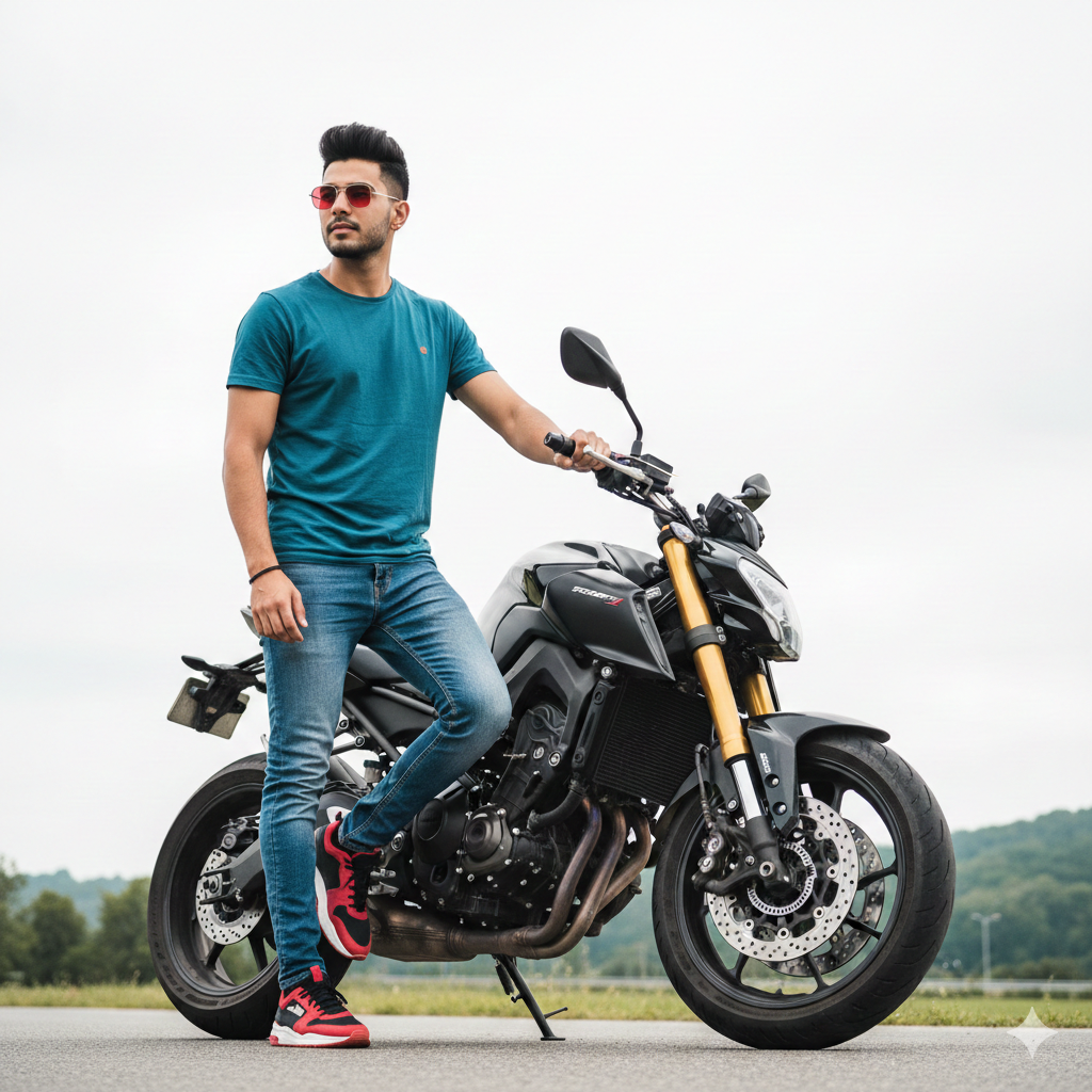 Stylish Bike Ai Image