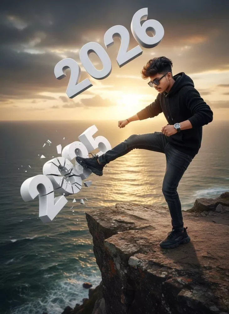 google gemini ai Photo prompt Happy New Year 2026